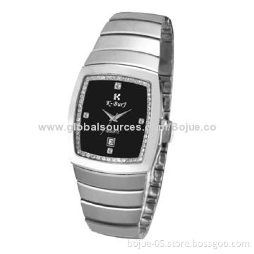 K-BURJ New High-quality Tungsten Steel Clocks with PC Movement, Sized 240 x 38mm, Simple Style